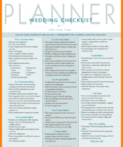 10 day of wedding coordinator checklist gcsemaths revision  wedding wedding day checklist template excel