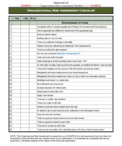 10 risk management checklist examples  pdf  examples risk assessment checklist template examples