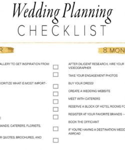 11 free printable wedding planning checklists wedding day checklist template examples