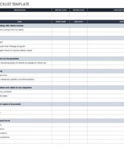 30 free task and checklist templates  smartsheet weekly checklist template excel doc