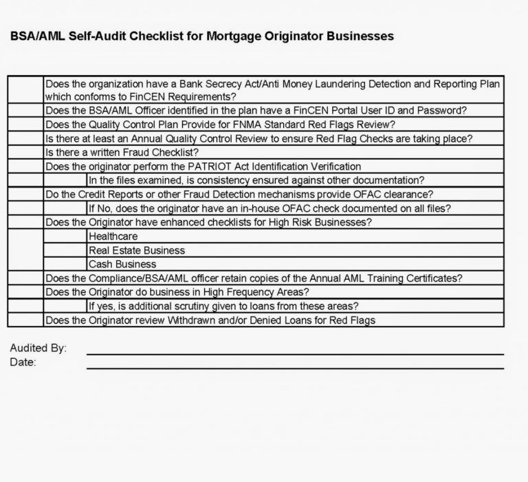 5s Audit Checklist Excel Purchase Pdf Template For Internal Safety