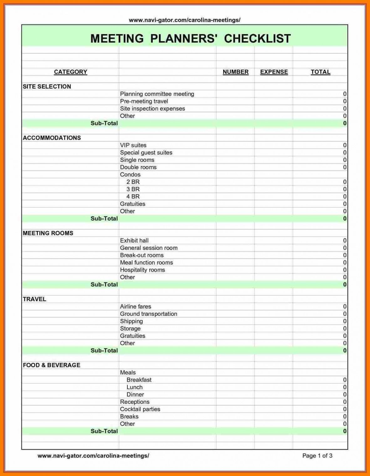 8 checklist for planning an event template  weekly template corporate event checklist template samples