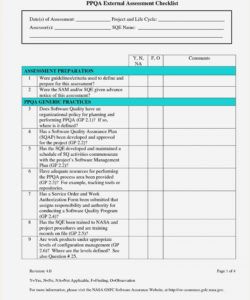 audit planning checklist supplier internal project financial and audit engagement checklist template pdf