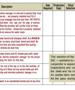 building quality control checklist template samples assurance quality control checklist template construction examples