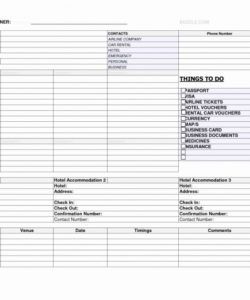 business travel checklist template packing list organise business travel checklist template examples