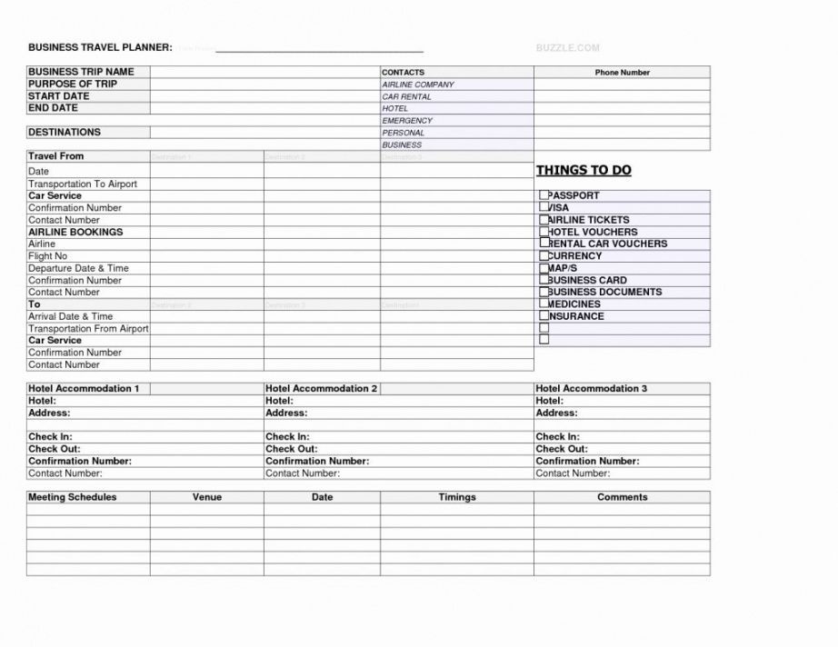 business travel checklist template packing list organise business travel checklist template examples