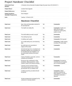 construction project handover checklist template better than excel construction project checklist template excel