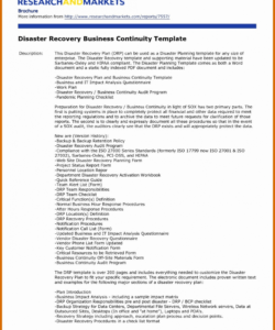 disaster recovery plan checklist network test  martinforfreedom disaster recovery plan checklist template