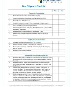 due diligence checklist  ajancicerosco vendor due diligence checklist template samples