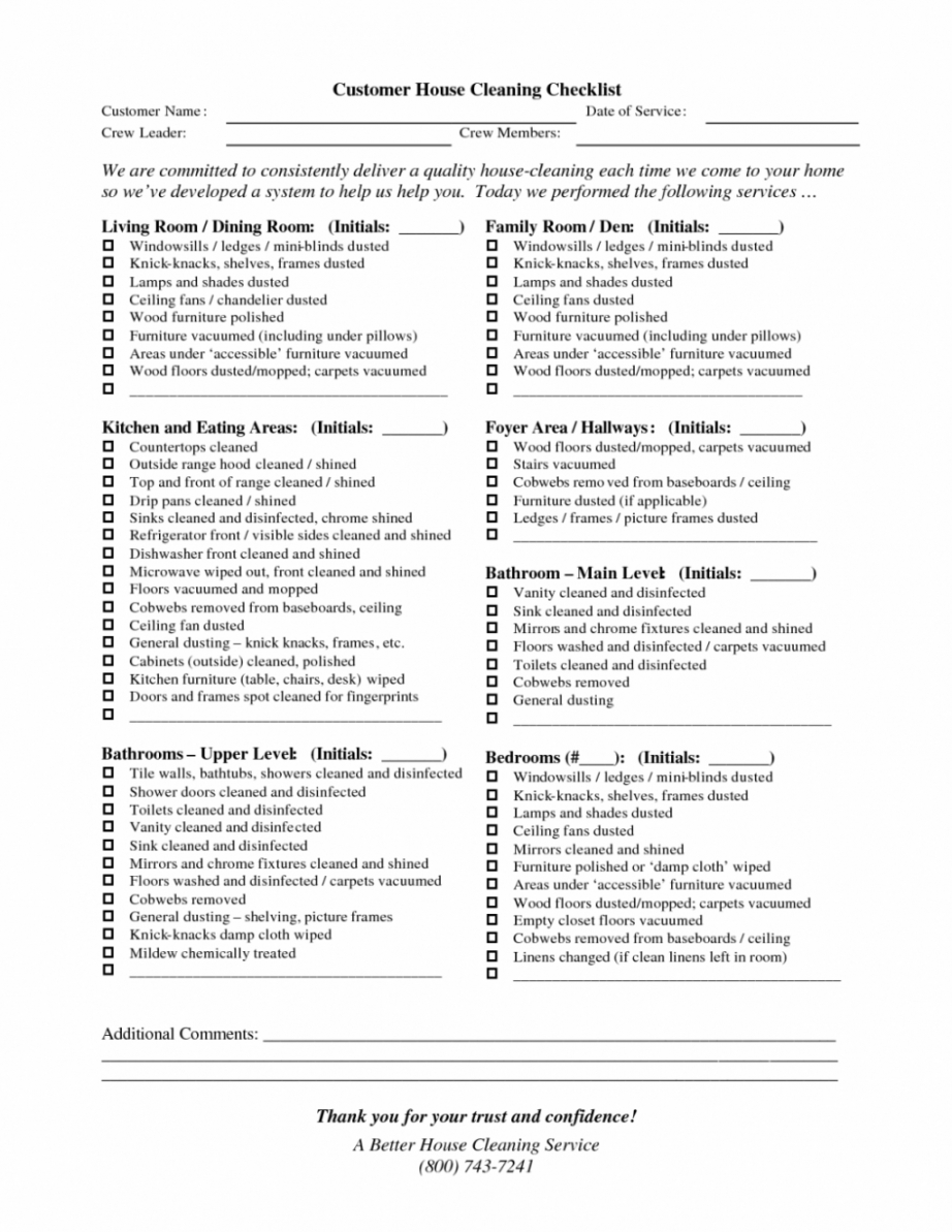 Editable Apartment Turnover Checklist Template Samples Professional