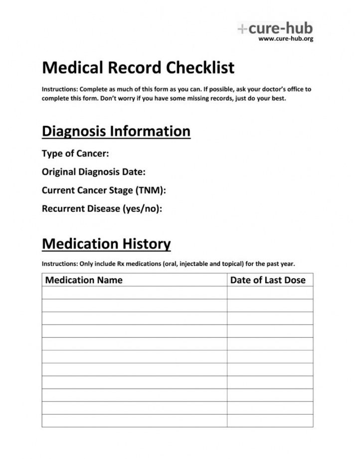 editable basic med physician checklist comprehensive medical examination medical history checklist template examples