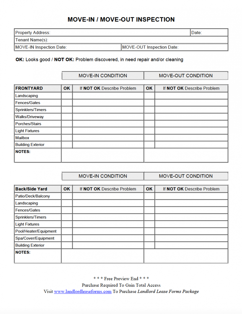 editable checklist template samples moving t of state move in inspection tenant move in checklist template excel