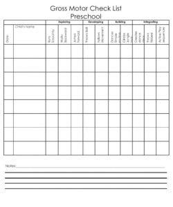 editable checklist template samples preschool learning and teaching with teacher checklist template for assessment