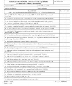 editable construction t inspection checklist heavy daily template annual form daily equipment checklist template doc