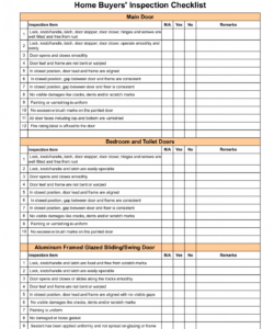 editable creating a home inspection checklist using microsoft excel can be home inspection checklist template doc