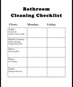 editable diy bathroom cleaning checklist gazing in restroom template excel commercial bathroom cleaning checklist template samples