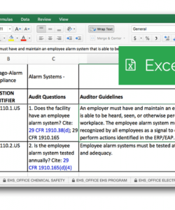 Data Center Checklist Template Excel