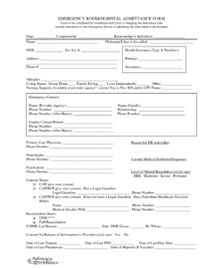 editable emergency hospital discharge form  stuff for tracey  emergency hospital discharge checklist template examples