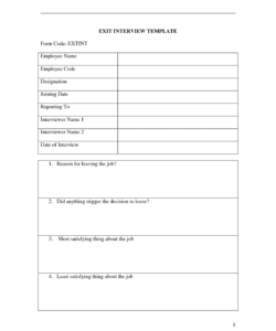 editable employee exit interview  employee forms  business funding exit interview analysis template
