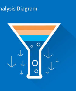 editable flat funnel analysis diagram template for powerpoint  slidemodel funnel analysis template example