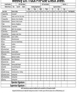 editable forklift checklist docshare tips template samples safety nz daily forklift safety checklist template excel