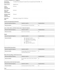 editable free crane inspection checklist template better than pdf and word doc crane inspection checklist template doc