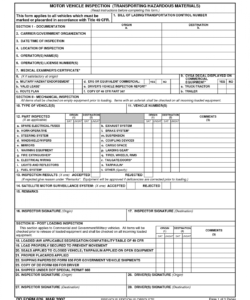 editable free vehicle inspection sheet template  ajancicerosco mechanical inspection checklist template examples
