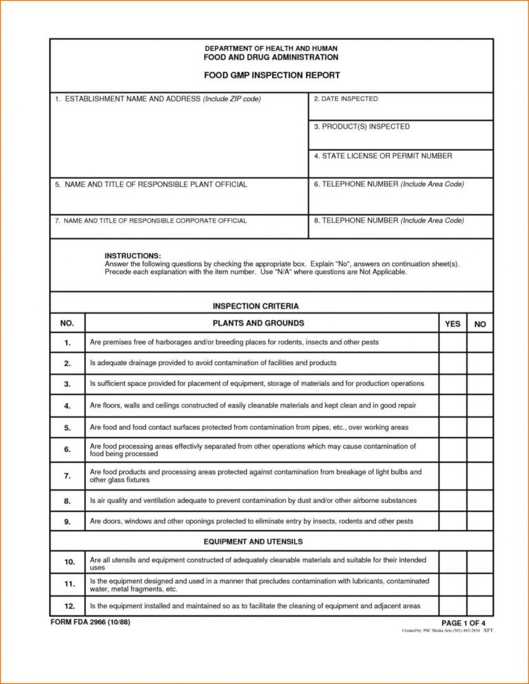 Printable Hvac Inspection Checklist Template Printable Word Searches