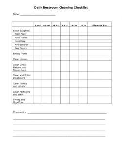 editable incredible 7 best images of printable bathroom cleaning chart public restroom cleaning checklist template pdf