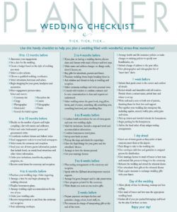 printable wedding checklist the knot room surfcom pose photography