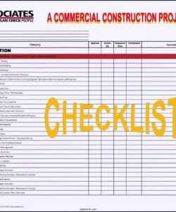 editable project management checklist example template excel free download construction management checklist template doc