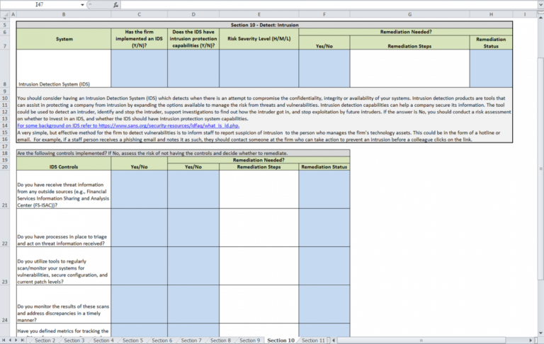 Security Risk Assessment Template Excel My XXX Hot Girl