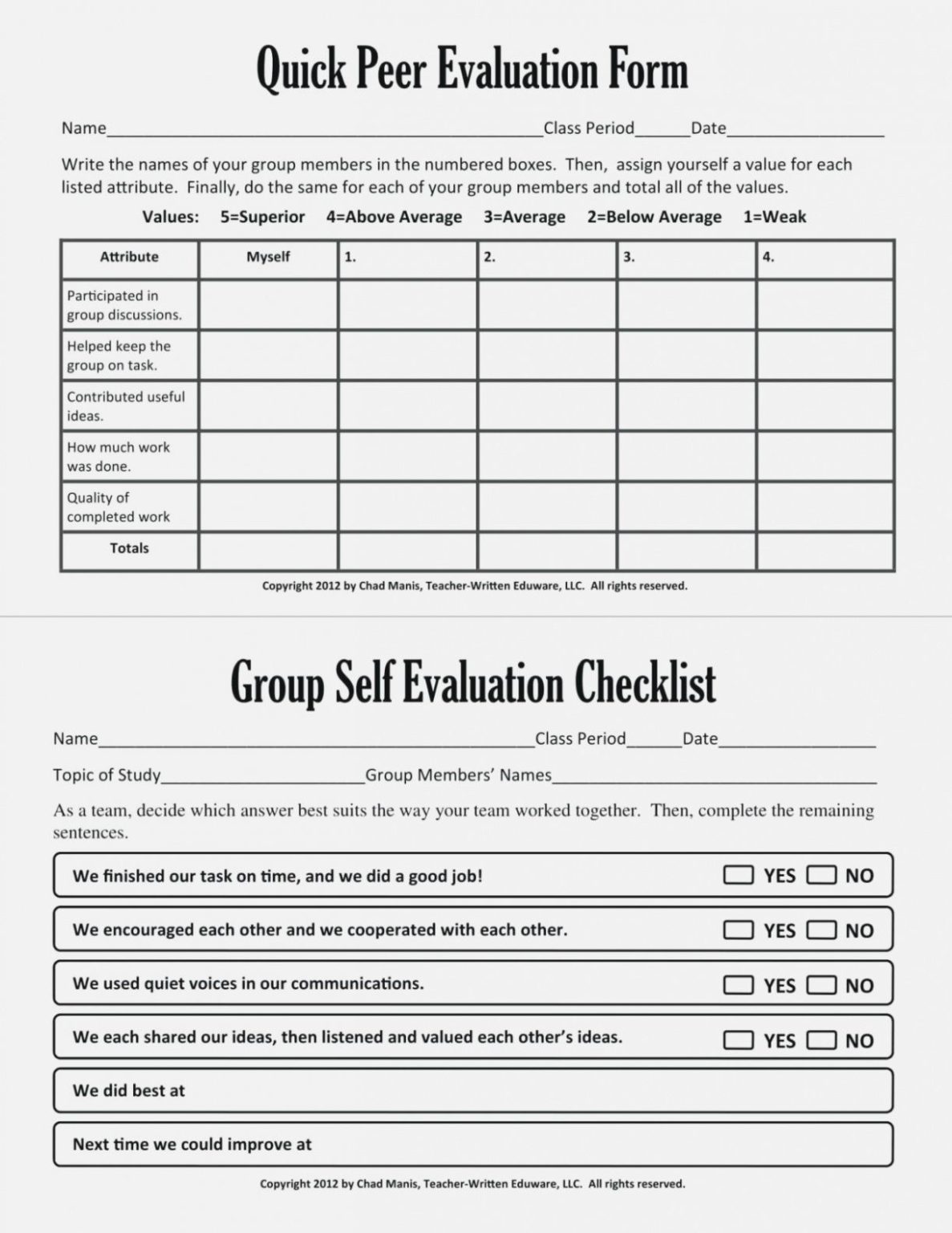 editable-template-peer-review-checklist-template-quick-form-forms-free