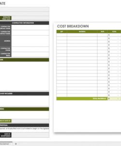 editable the master guide to construction bidding  smartsheet construction bid checklist template excel