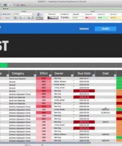 editable the ultimate tradeshow checklist excel template &amp;amp; dashboard demo trade show checklist template