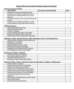 checklist safety warehouse inspection template osha pdf dremelmicro samples lists