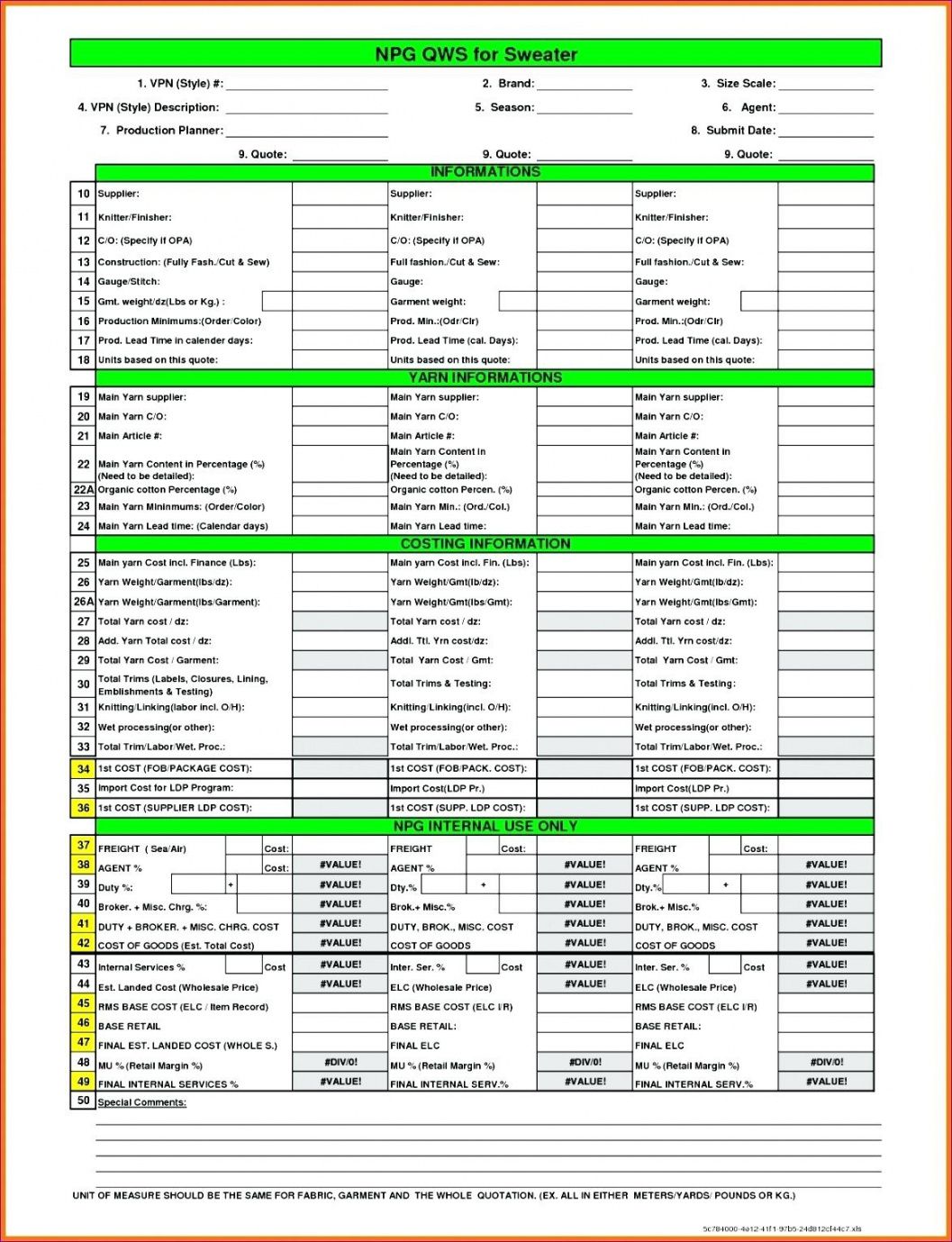 vendor-checklist-template