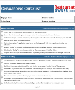 employee onboarding checklist new template  martinforfreedom onboarding checklist template pdf
