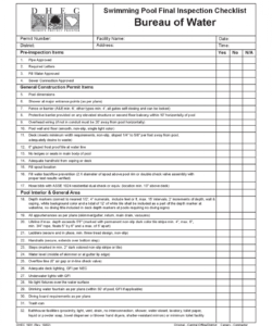 facility maintenance checklist  captaincicerosco printer maintenance checklist template samples