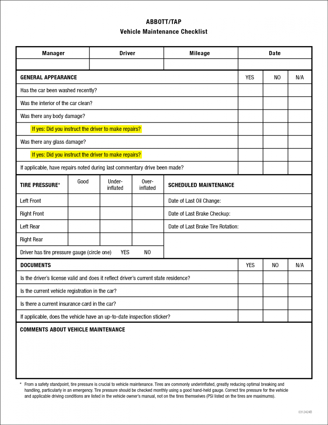 free car maintenance checklist spreadsheet  laobing kaisuo car maintenance checklist template excel