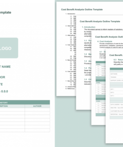 free cost benefit analysis templates smartsheet food cost analysis template doc
