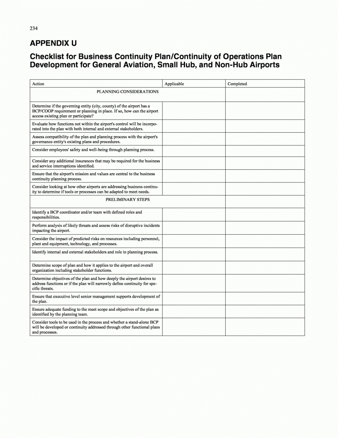 Disaster Recovery Checklist Template