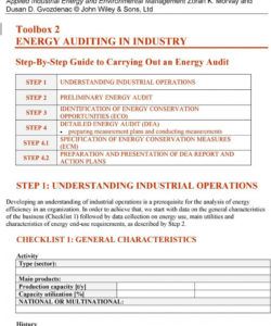 free energy efficiency audit checklist toolbox auditing in industry pdf energy audit checklist template pdf