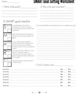 free free goal setting worksheets e2 80 93 forms templates and ideas to t goal setting checklist template excel