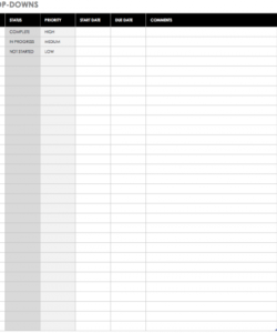 free free task and checklist templates  smartsheet employee daily task checklist template