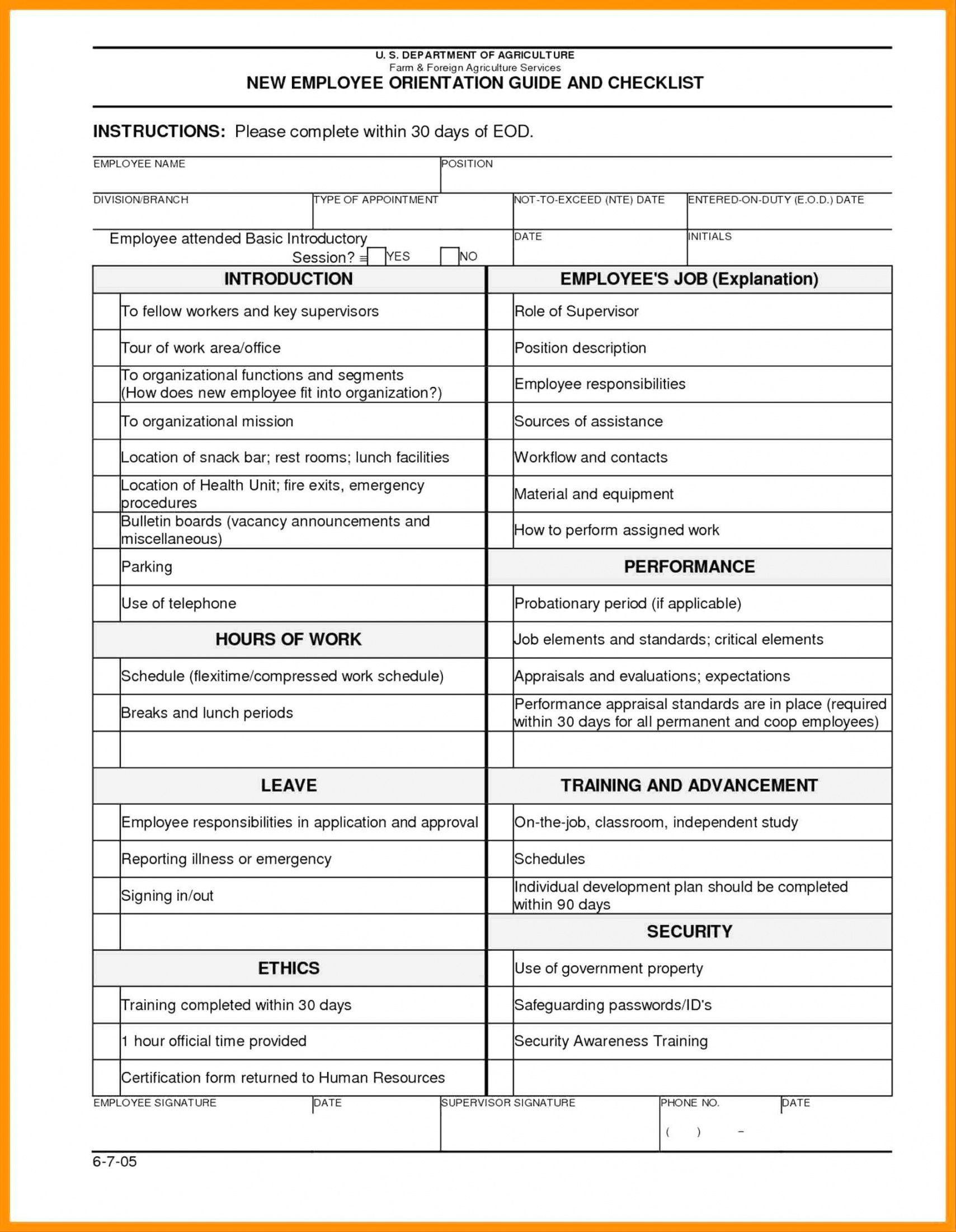 free new employee checklist shrm excel hire format template free example new employee training checklist template samples