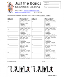 free office cleaning checklist commercial printable diy supplies company cleaning services checklist template excel