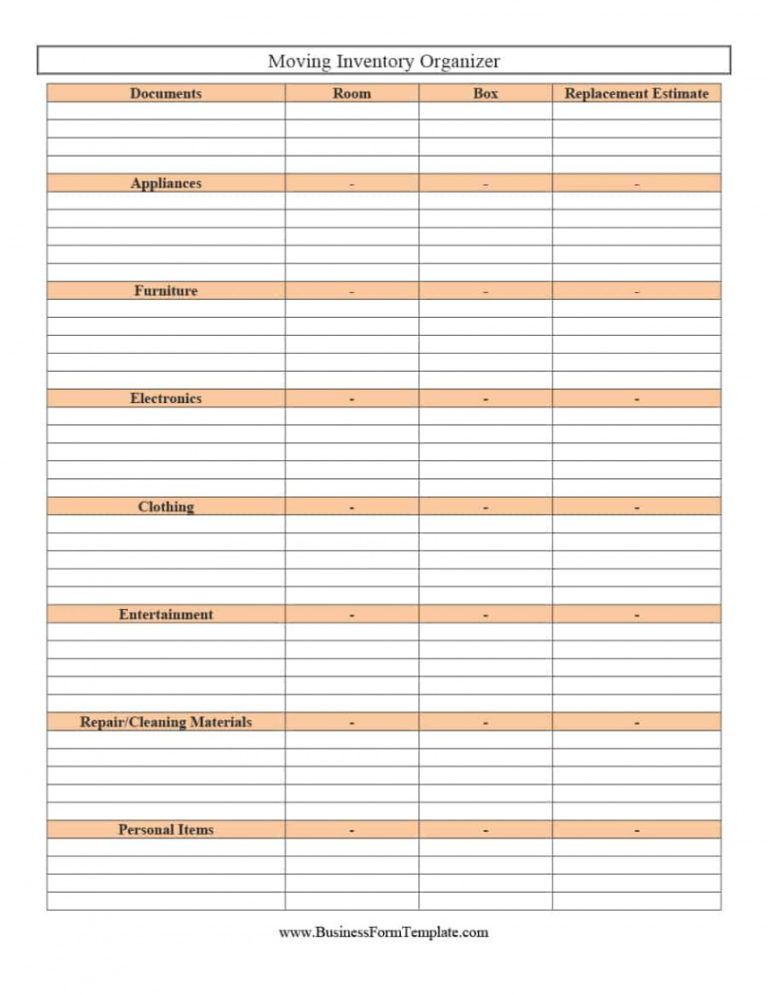 Free Office Move Plan Template Free Task And Checklist Templates Office ...