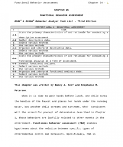 free pdf functional behavior assessment functional behavior assessment checklist template pdf