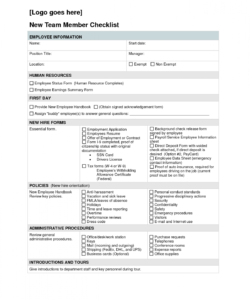 free personnel file checklist template samples new hire full version employee personnel file checklist template pdf
